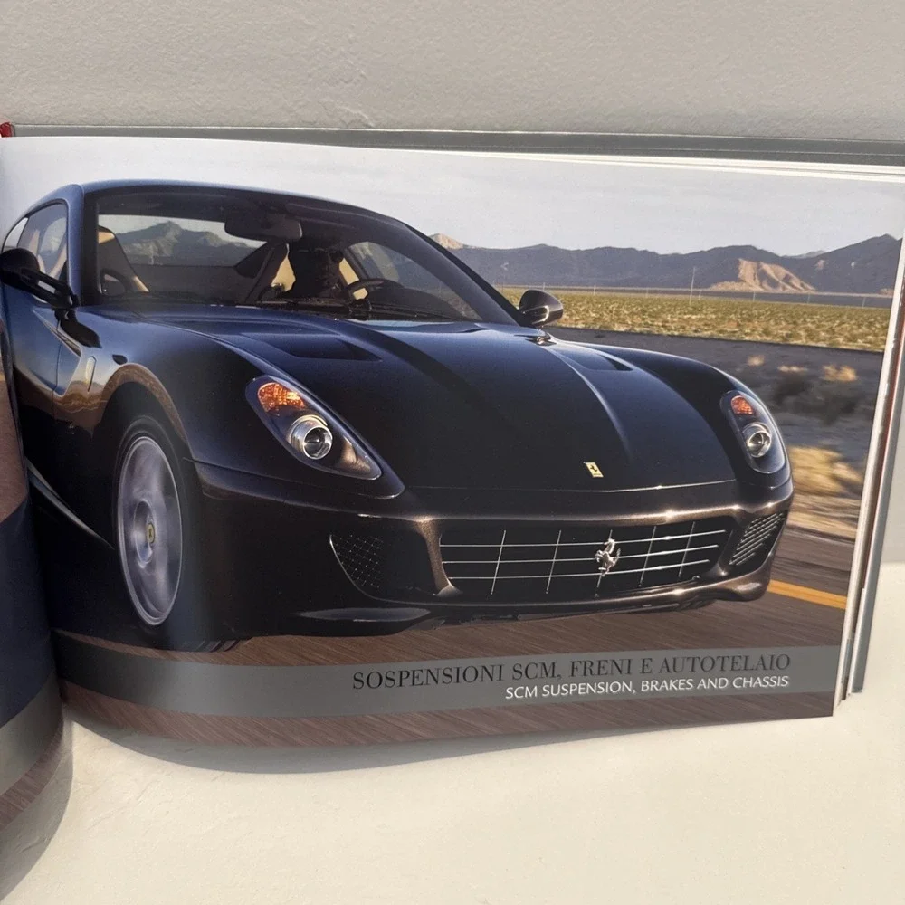 Ferrari 599 GTB Fiorano 80 Page Hardcover Sales Brochure 2006 English Italian